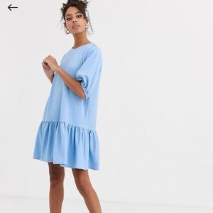 ASOS textured smock dress